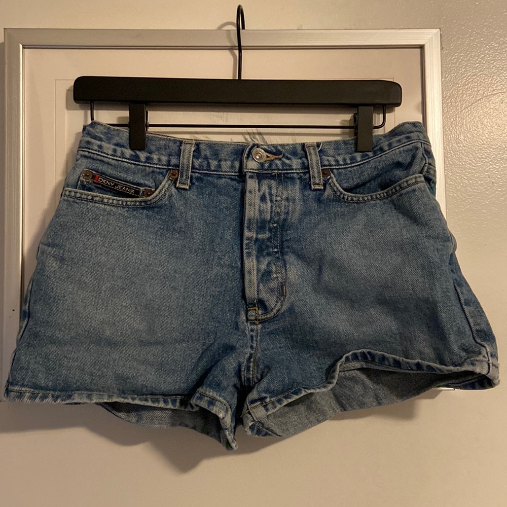 Vintage Y2K dkny jeans denim shorts size 10